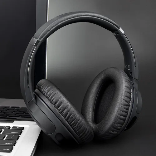 Miniatura 8 de SOULWIT Almohadillas para auriculares Sony WH-CH700N/MDR-ZX780/MDR-ZX770/MDR-10R, piel de proteína suave, espuma de alta densidad, color negro