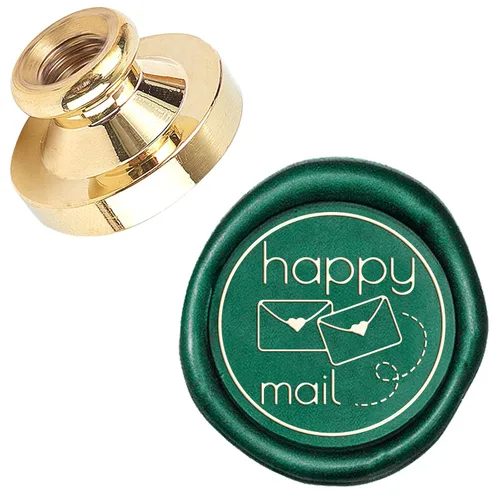 Miniatura 7 de CRASPIRE Sello de Cera de Halloween Cabeza de Sello de Calavera Sellado Cabeza de Sello de Latón Solo Sin Mango para Invitaciones de Boda Sobre