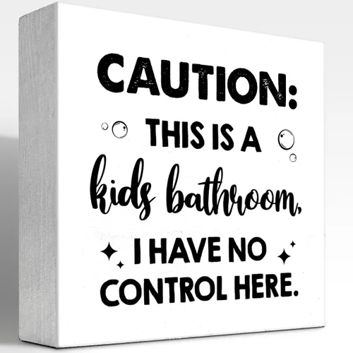 Miniatura 9 de z-crange Letrero de madera con texto en inglés «The Best Ideas Always Come to You in The Shower » para decoración de escritorio, divertido letrero