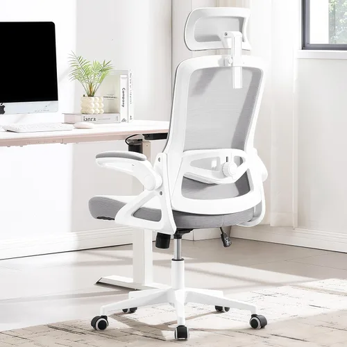 Miniatura 12 de Fizzin Silla de Oficina Ergonómica, Sillas de Computadora de 400 LBS con Soporte Lumbar Ajustable, Silla de Escritorio de Malla Transpirable Negro