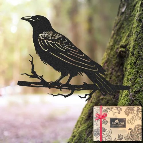 Miniatura 7 de OULYDEKO Estatua de águila calva de metal para jardín, decoración de árbol al aire libre, regalo de estatua de águila para hombres