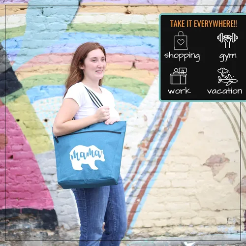 Miniatura 3 de Brooke Jess Designs Bolsa de mamá para el hospital Bolsa de mano para mamá Bolsas de mamá para mujeres bolsas de regalo de maternidad para mamás