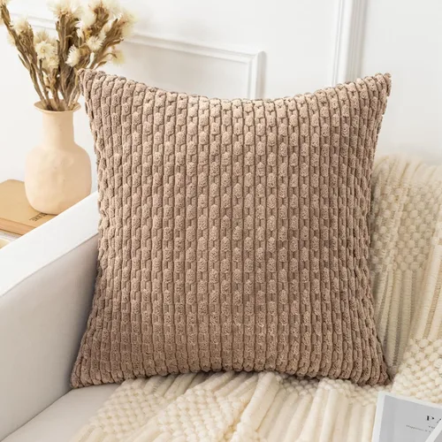 Miniatura 16 de UGASA - Funda de almohada decorativa de pana suave de otoño de 12 x 20 pulgadas, diseño bohemio a rayas, oblonga, para sofá, sala de estar, cama