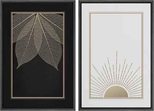 Miniatura 129 de MUDECOR Lienzo enmarcado para pared, bosque brumoso, reflejos, paisaje tranquilo, ilustraciones modernas, arte decorativo, bohemio, tranquilo/zen