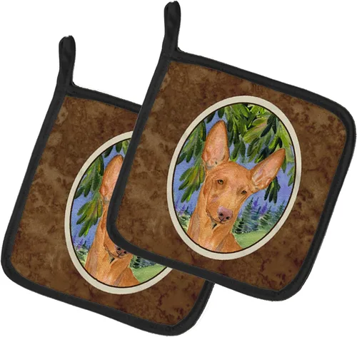 Miniatura 17 de Caroline's Treasures SS8617PTHD - Juego de soportes para ollas de cocina resistentes al calor, almohadillas calientes para horno para cocinar, Husky