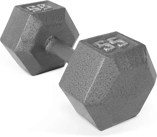 Miniatura 30 de CAP Barbell Mancuerna hexagonal de hierro fundido Múltiples opciones