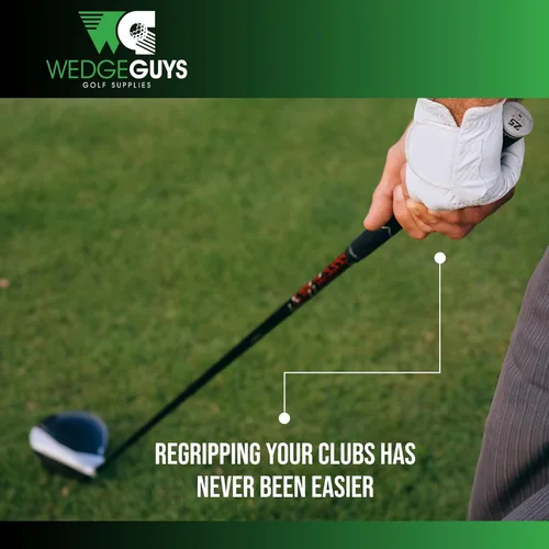 Miniatura 7 de Wedge Guys Golf Grip Kits for Regripping Golf Clubs - Professional Quality - Options Include Hook Blade, 15 or 30 Tape Strips, 5 or 8 oz Solvent
