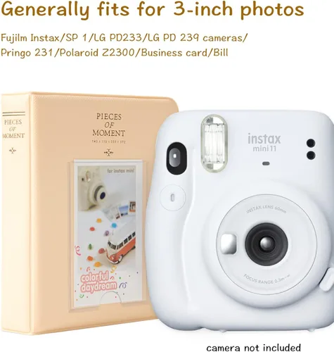 Miniatura 3 de Libro de fotos, 2 Unids 64 Bolsillos Álbum para Fujifilm Mini 7s 8 8+ 9 25 26 50s 70 90 Tarjeta de nombre de cámara instantánea Goodsnetic Photo