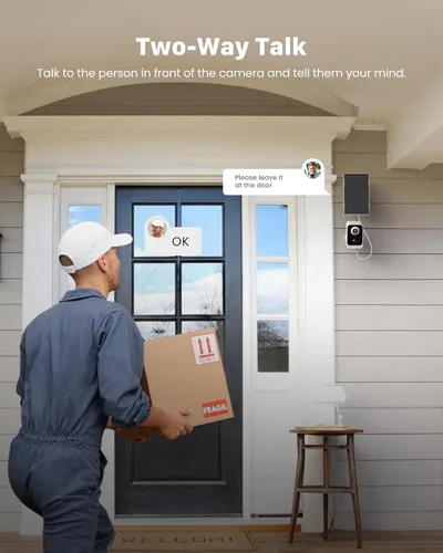 Miniatura 5 de PEEIPM Cámaras de Seguridad Inalámbricas para Exteriores con Energía Solar: Cámaras Alimentadas por Batería para Sistema de Seguridad WiFi