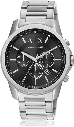 Miniatura 4 de Armani Exchange Reloj de vestir cronógrafo para hombre con correa de acero inoxidable o cuero