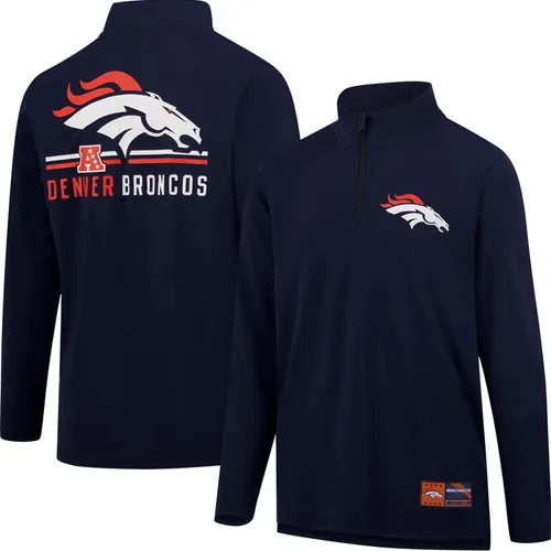 Miniatura 85 de Ultra Game Men's NFL Official Super Soft Quarter Zip Long Sleeve T-Shirt
