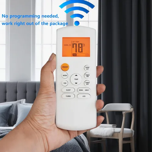Miniatura 3 de Mando a distancia de repuesto para aire acondicionado Midea MRCOOL FRIMEC Klimaire RG57B1/BGE RG57B2/BGE RG57B/BGE RG57/BGE RG57A6/BGEF RG57A7/BGEF