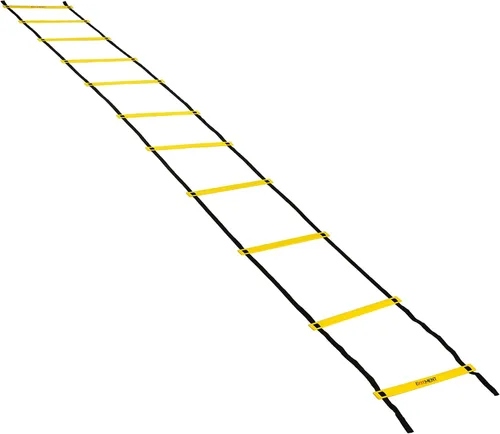 Miniatura 4 de EFITMENT Escalera de velocidad, escalera de agilidad, equipo de entrenamiento de velocidad con bolsa de transporte, 11 peldaños y 13.5 pies