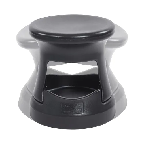 Miniatura 11 de ECR4Kids Taburete tambaleante de almacenamiento activo, altura del asiento de 15 pulgadas, muebles para niños, color negro