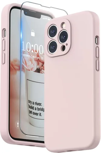 Miniatura 12 de SURPHY Funda para iPhone 13 Pro con protector de pantalla, Fundas de silicona líquida para iPhone 13 Pro