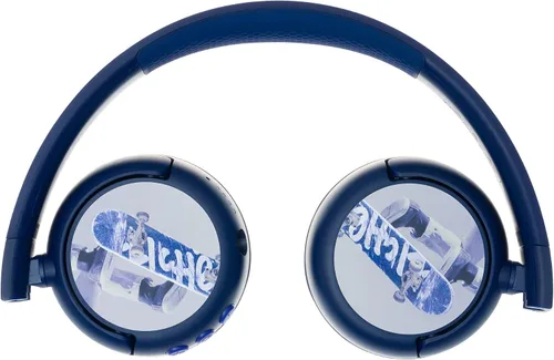 Miniatura 9 de BuddyPhones POP Fun Auriculares plegables Bluetooth para niños + micrófono, funciona con cable o inalámbrico, limitación de volumen SafeAudio