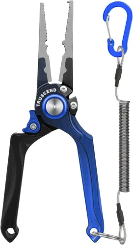 Miniatura 12 de TRUSCEND Alicates de Pesca Bloqueables Prácticos con Mango Ergonómico Innovador, Herramienta de Pesca Recubierta de Teflón Resistente a la Corrosión