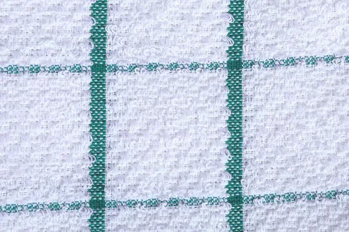 Miniatura 7 de Amour Infini paños de cocina y repasadores, 100 % algodón, muy absorbentes, se pueden lavar a máquina Cuadros verde azulado