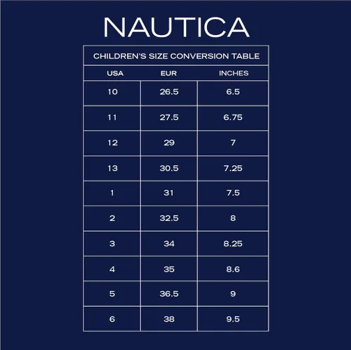 Miniatura 6 de Nautica Tenis sin cordones para niña, zapatos deportivos para correr, caminar, jugar tenis y deportes (niños pequeños)
