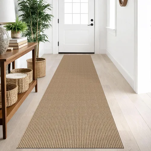 Miniatura 89 de IOHOUZE Alfombra de Área Lavable 4x6 Antideslizante con Respaldo de Goma Alfombras Tejidas para Entrada Interior Alfombras de Dormitorio Alfombra