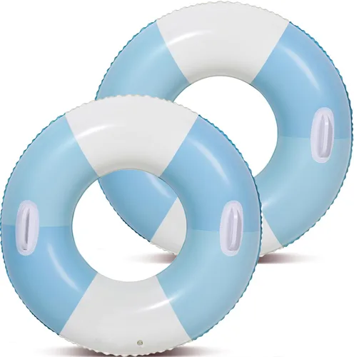 Tubos de piscina, 2 flotadores inflables de piscina para adultos, flotadores de piscina inflables, balsa de piscina, fiesta, agua, verano, playa,
