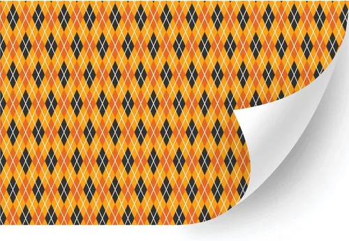 Miniatura 11 de HTV4U Vinilo de transferencia de calor con estampado de Halloween (zigzag de Halloween, 18.5 pulgadas x 3 yardas), papel de transferencia de prensa