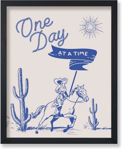 Miniatura 25 de Poster Master Póster de You've Yeed Your Last Haw, estampado retro de vaquero azul, arte occidental, arte moderno, arte del salvaje oeste, regalo
