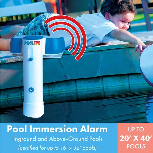Miniatura 2 de Alarma de piscina de inmersión PoolEye montable compatible con piscinas enterradas y elevadas, conforme a ASTM, sensor de movimiento de agua