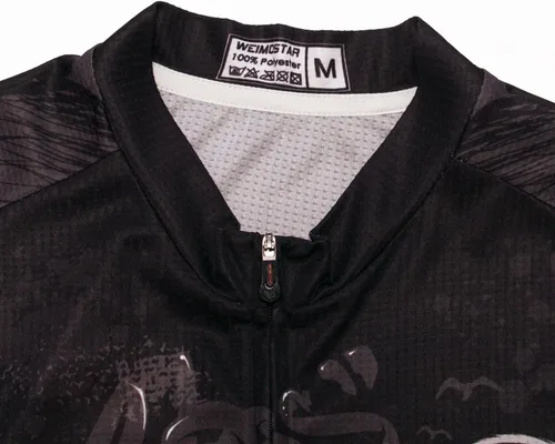 Miniatura 4 de Weimostar Camiseta de ciclismo de manga corta para hombre, bolsillos