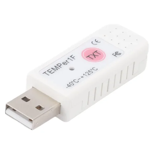 Miniatura 9 de Termómetro de computadora USB, sensor de termómetro de PC, registrador de datos con pantalla de hiperbola de temperatura y función de alarma