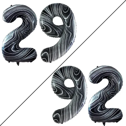 Miniatura 316 de Goer, conjunto de globos de papel aluminio para decoraciones de cumpleaños, globos de las letras de feliz cumpleaños y de números Oro