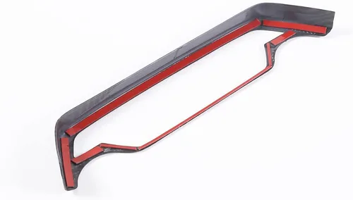 Miniatura 6 de Marco de botón de modo de volumen de control central de automóvil ABS para Chevrolet Corvette C7 2014-2019 Aire acondicionado Panel cubierta