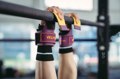 Miniatura 7 de Velites I Guantes Ultra Quad libres de magnesio I Manoplas para levantamiento de pesas I para entrenamiento cruzado o atletas de gimnasia I Mejora
