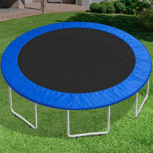 Miniatura 4 de Almohadilla de seguridad de repuesto para trampolín, cubierta de resorte de espuma impermeable y resistente a desgarros, almohadilla redonda de 14