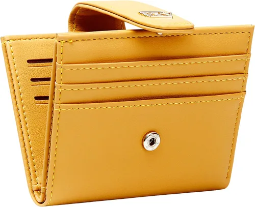 Miniatura 9 de GEEAD - Carteras pequeñas para mujer, diseño delgado plegable con tarjetero, monedero con cremallera minimalista, Verde militar, Minimalista