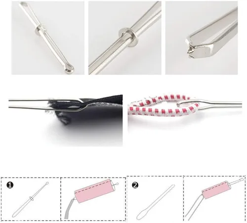 Miniatura 5 de Paquete de 12 cordones de repuesto para pantalones deportivos, pantalones cortos, sudaderas con cordón y cierres de cordón de 51 pulgadas de largo