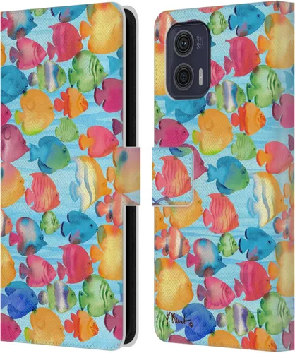 Miniatura 15 de Head Case Designs Officially Licensed Paul Brent Agate Mermaid Coastal Leather Book Wallet Case Cover Compatible with Motorola Moto G73 5G
