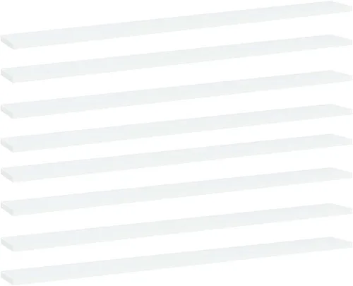 Miniatura 195 de 8 tableros de repuesto para estanterías, paneles de repuesto de aglomerado, unidades de almacenamiento, estantes organizadores, roble Sonoma de 15.7