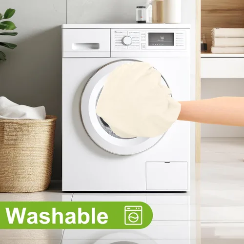 Miniatura 8 de Smiry Mantel Redondo de Spandex, Manteles Elásticos Ajustados Lavables para Mesas de 18"-24", Cubierta de Mesa de Pícnic Elástica Impermeable