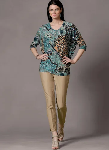 Miniatura 7 de Butterick Misses' Top/Tunic, Code B6854 - Kit de patrones de costura, tallas 8-10-12-14-16, multicolor