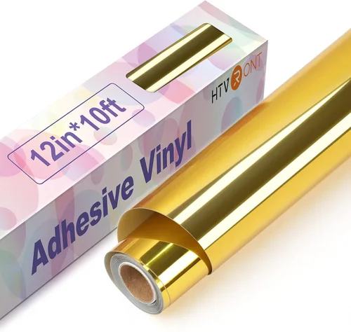 Miniatura 46 de HTVRONT - Vinilo azul claro permanente - Rollo de vinilo adhesivo azul claro brillante de 12 pulgadas x 14 pies compatible con máquina de corte