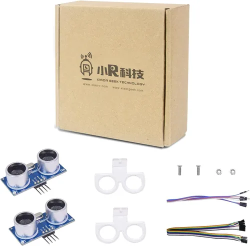 Miniatura 7 de 2 unids ultrasónico módulo sensor de distancia con 2 unids soporte de montaje para Raspberry Pi Arduino Uno R3 Mega 2560 Nano Smart Robótica