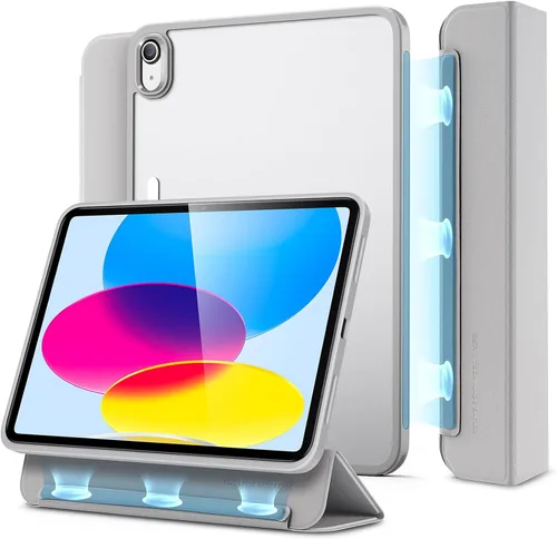 Miniatura 8 de ESR Funda para iPad (A16) de 11ª/10ª generación (2025/2022), cubierta magnética desmontable, soporte triple inteligente con parte trasera rígida