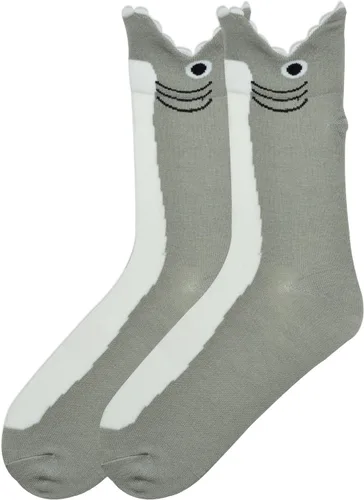 K. Bell Calcetines deportivos divertidos de animales para mujer, 1 par, regalos novedosos y geniales para juegos de palabras