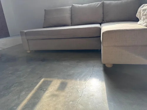 Miniatura 5 de Mysummer 4 patas redondas blancas para sofá de madera, patas de madera maciza para armario, sofá, otomano, soporte de TV, sofá biplaza (sin terminar)