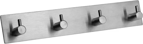 Miniatura 9 de giti island Ganchos autoadhesivos para toallas de baño, níquel cepillado para colgar en la pared, colgador de baño, pelar y mate, gancho