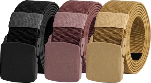 Miniatura 53 de UNGGJKB Men's Tactical Belt, Nylon Casual Elastic Belt, Work Belt That Can Be Cut And Adjusted