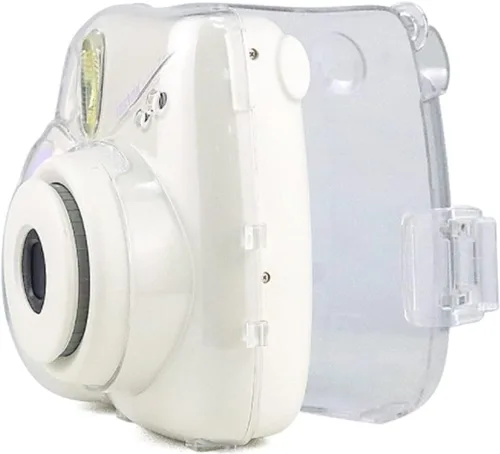 Miniatura 4 de Funda transparente para cámara instantánea Fujifilm Instax Mini 7+ 7 Plus, funda de cristal para cámara con correa de hombro extraíble Solo funda
