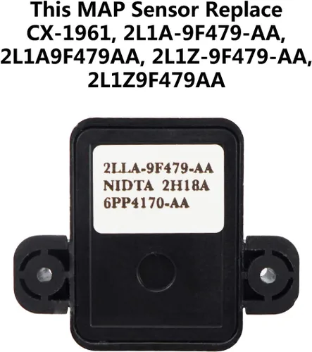 Miniatura 6 de Sensor MAP Compatible con Ford F250 F350 F450 F550 Super E-Series Duty Diesel 6.0L Camiones Furgonetas, Sensor de Presión Absoluta del Colector