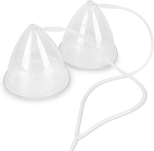 Miniatura 6 de Accesorios para máquinas de terapia de vacío, tubo de manguera tipo Y de silicona premium Yofuly Tubo de vacío de silicona transparente (pequeño)